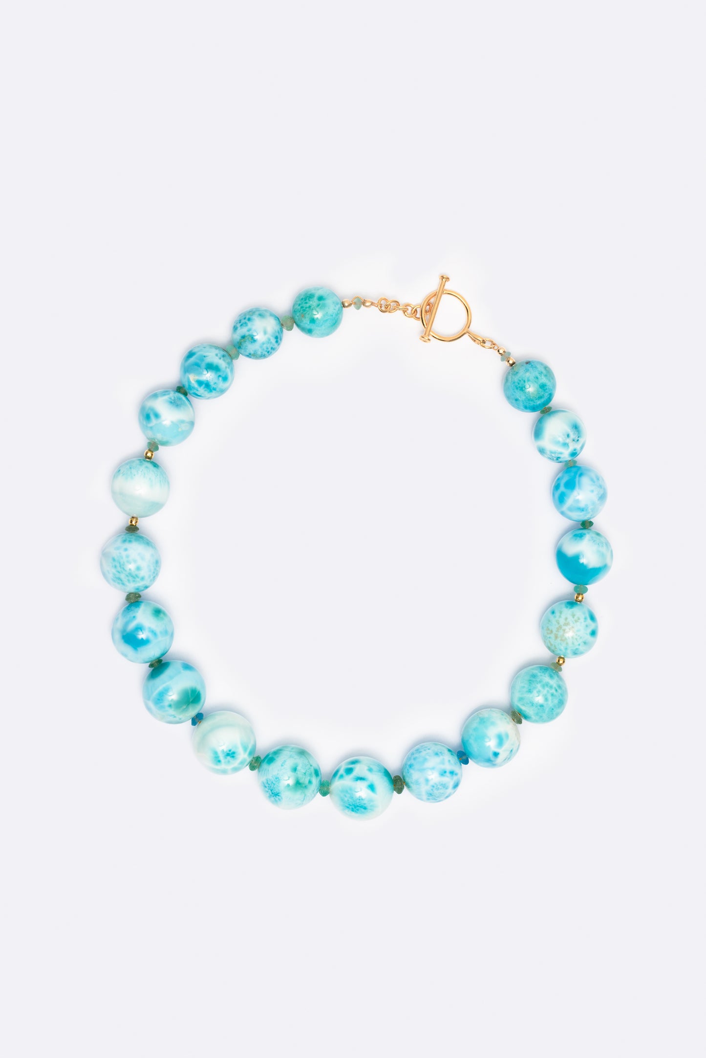 LARIMAR BALL NECKLACE
