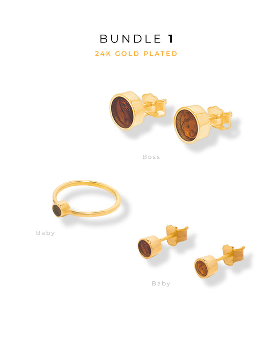 Amber Bundle 1 (24k Gold plated)