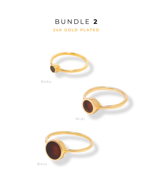 Amber Bundle 2 (24k Gold plated)