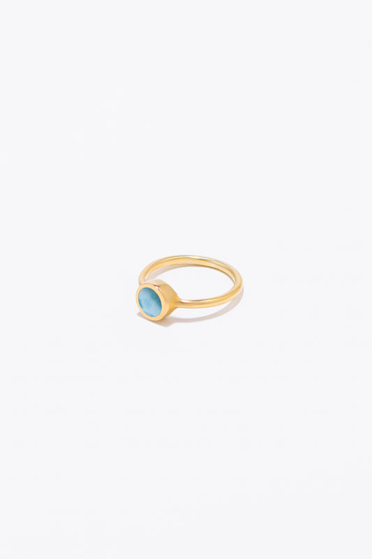 Pill Ring Midi - Larimar