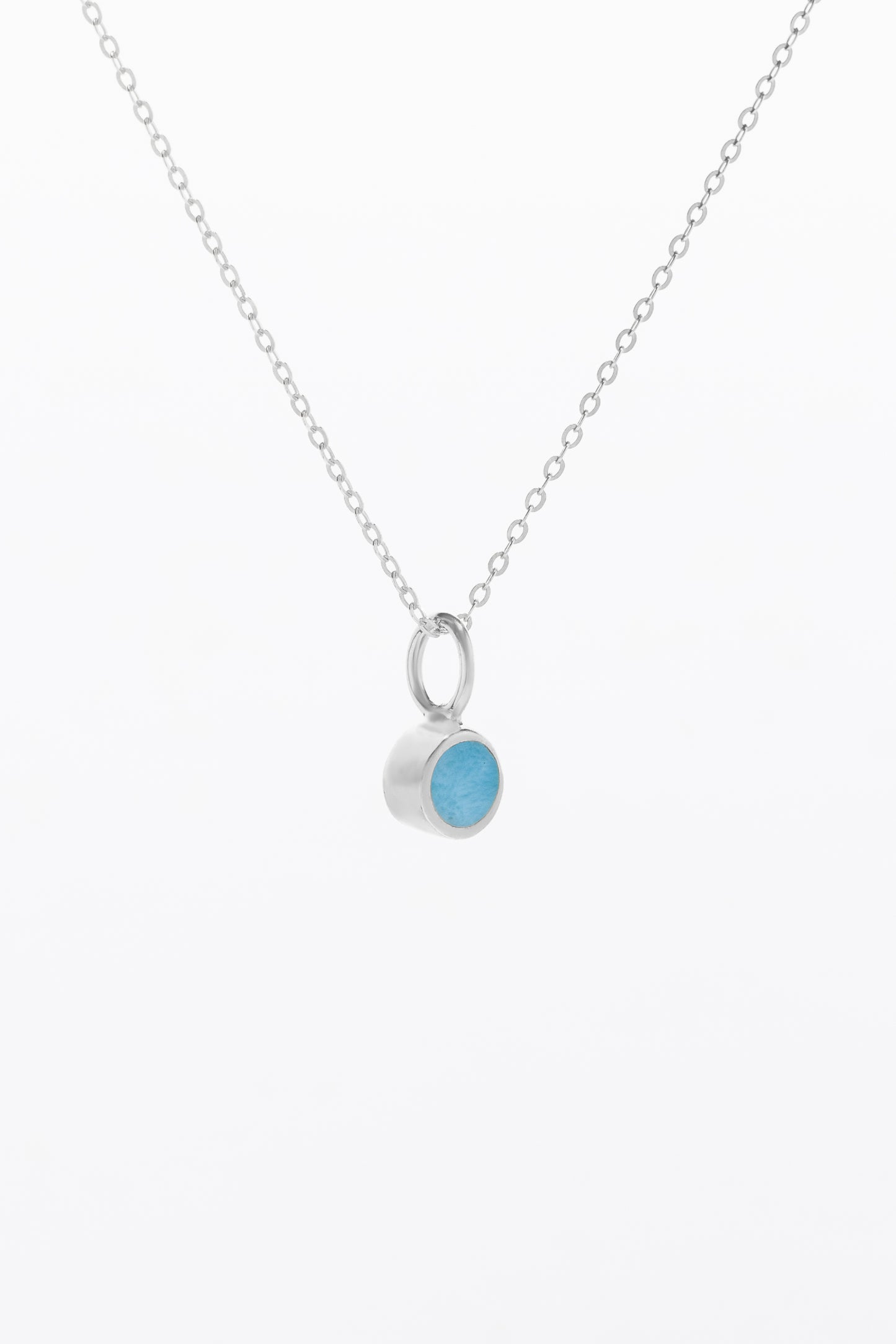 Pill Pendant Midi - Larimar