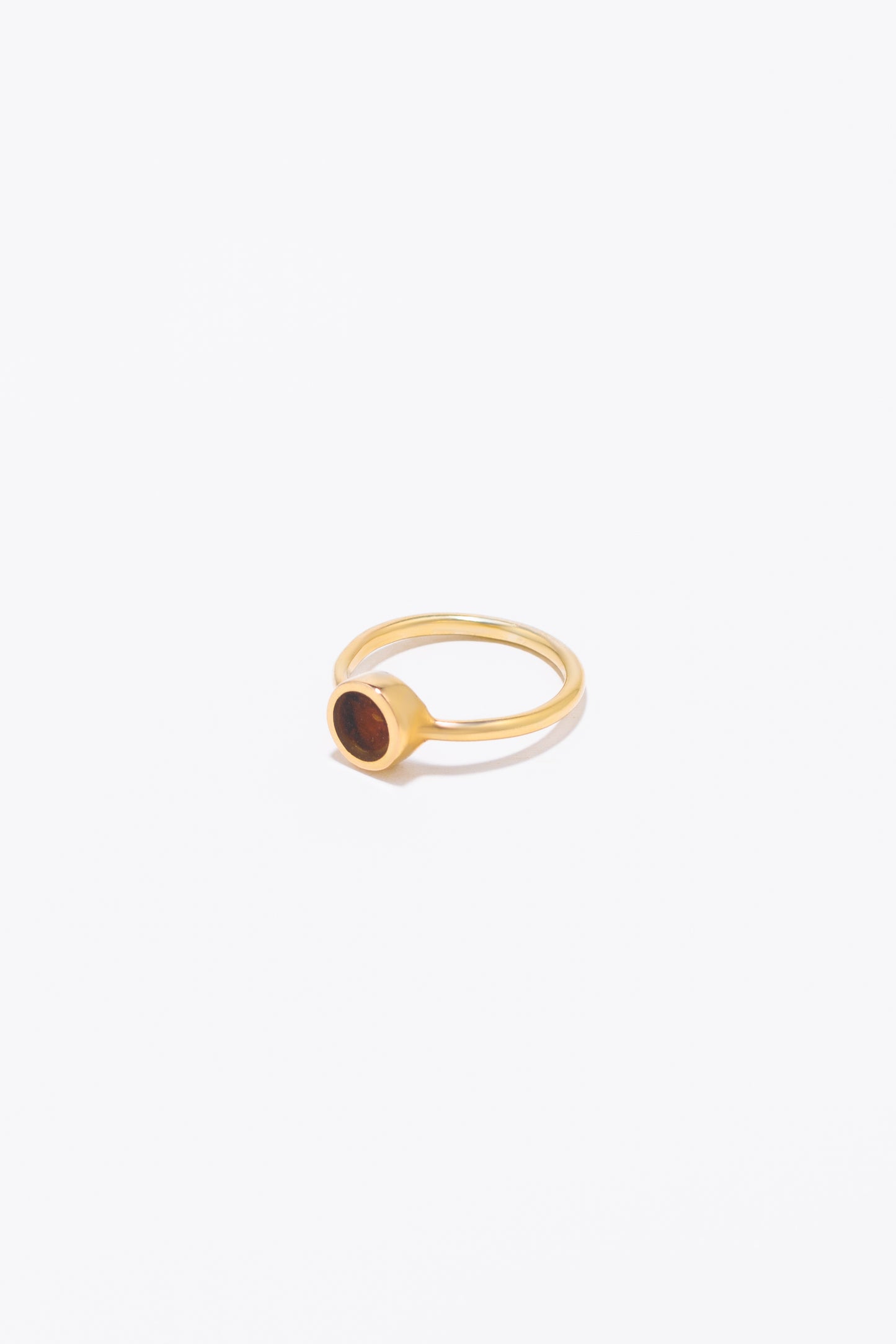 Pill Ring Midi - Amber