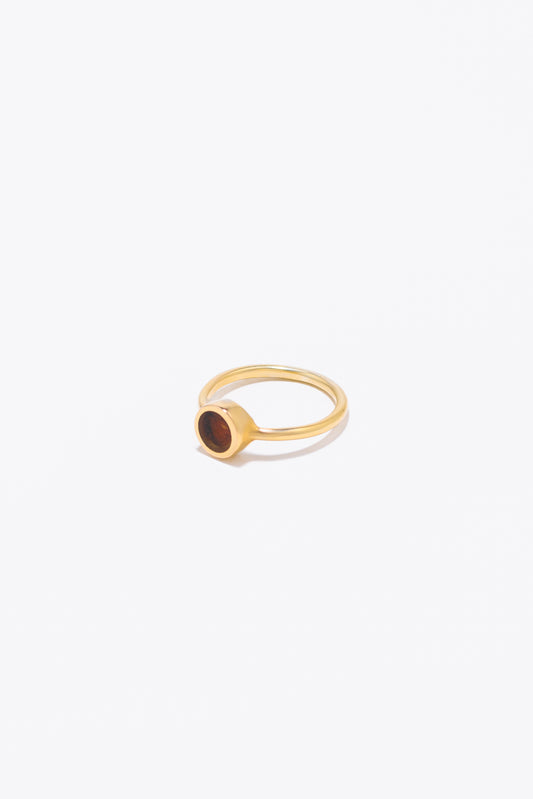 Pill Ring Midi - Amber