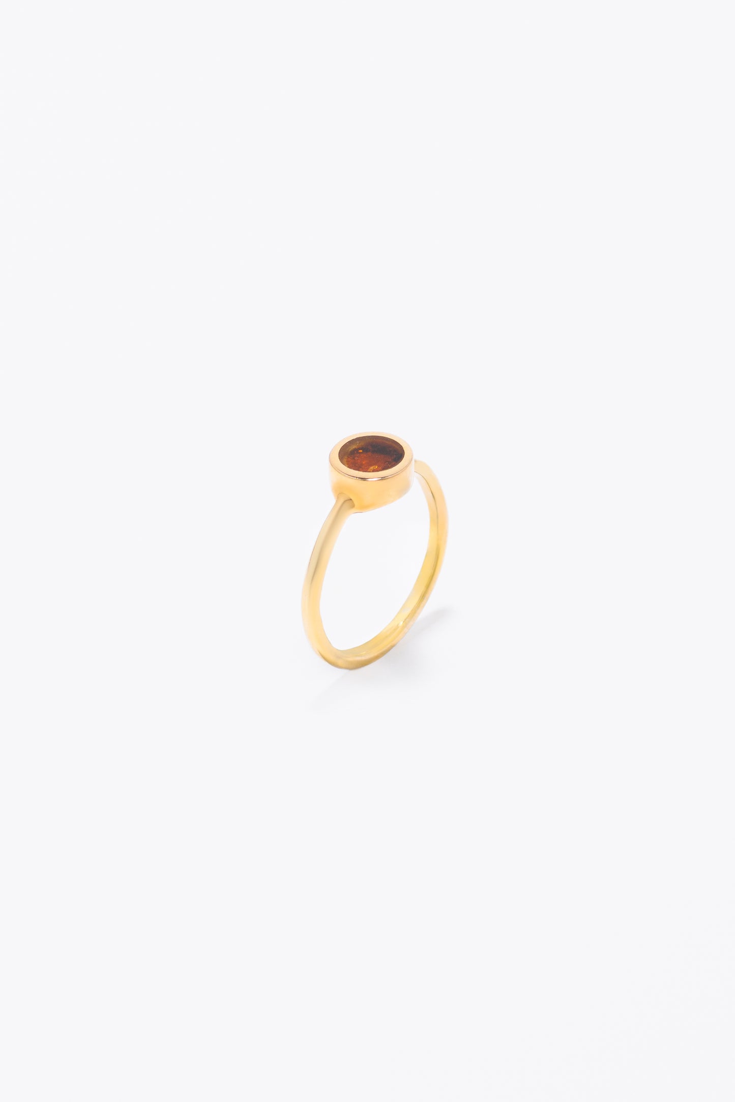 Pill Ring Midi - Amber