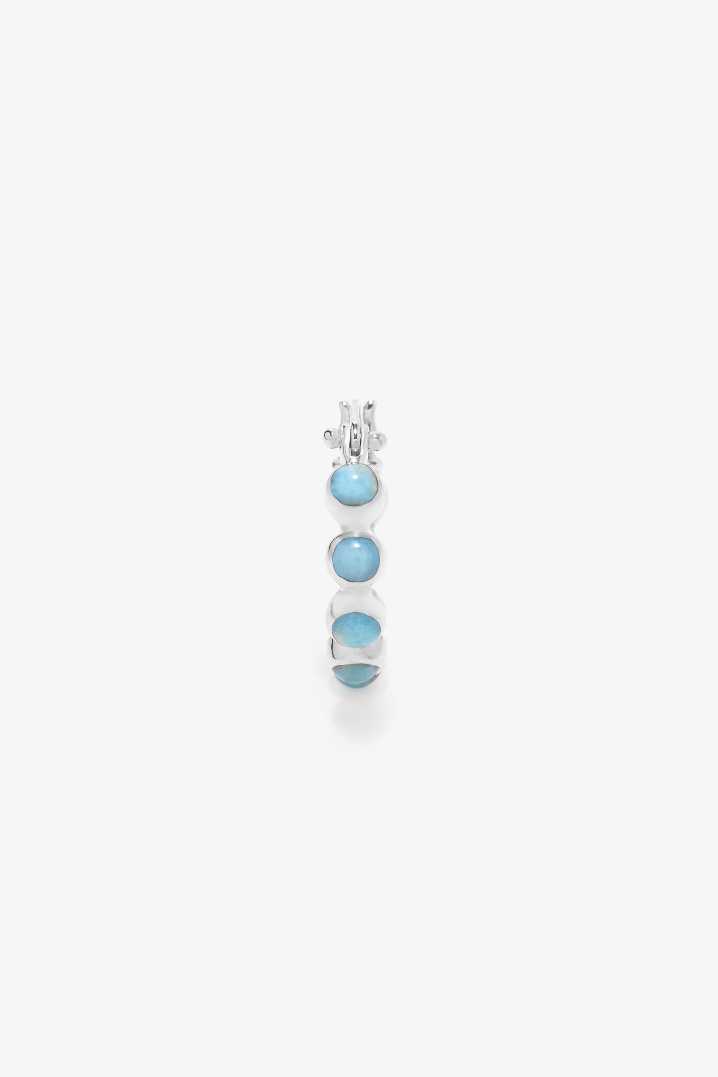 Round Of Blues Earrings - Larimar