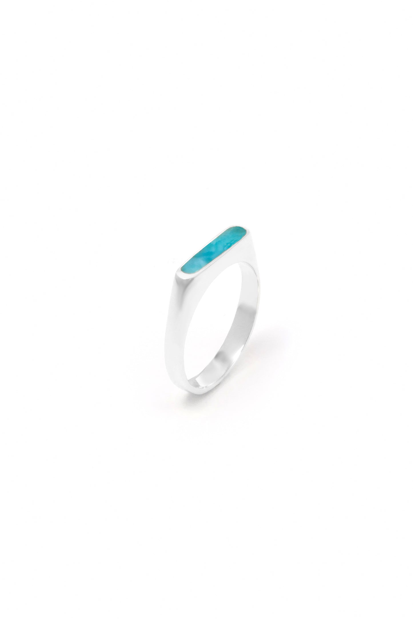 SILVER SIGNET ring
