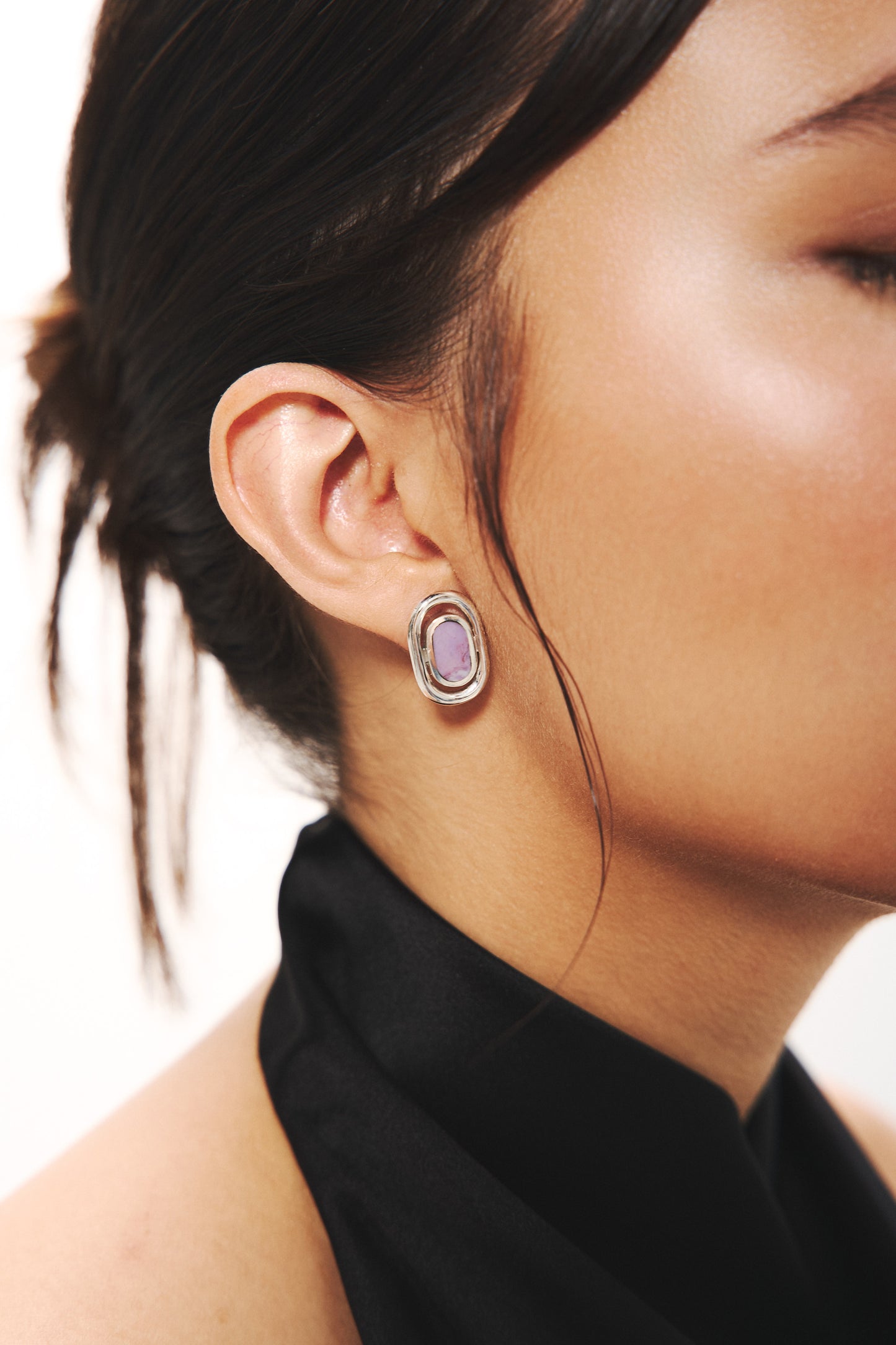 BABY HALO STUDS