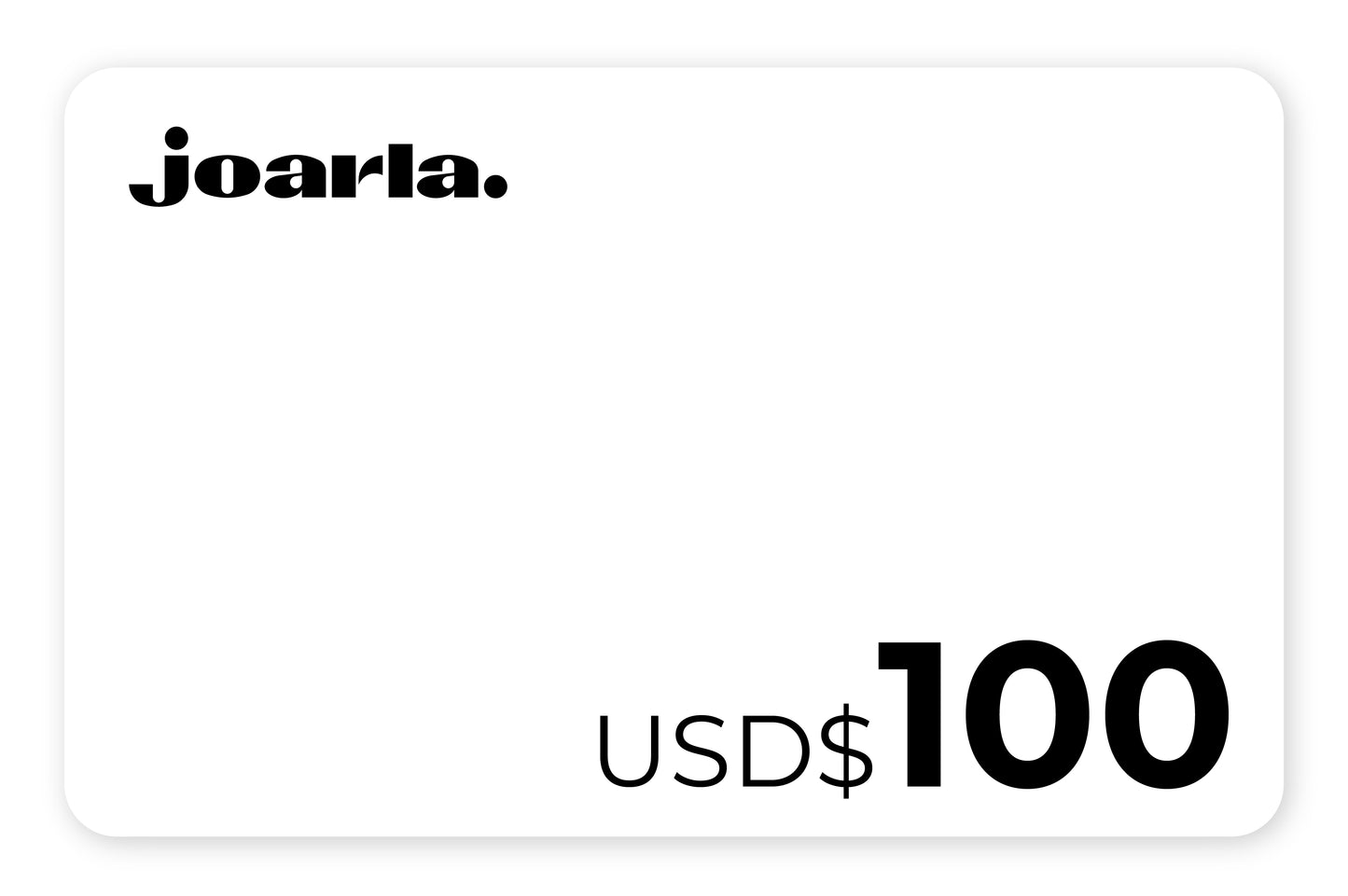JOARLA GIFT CARD