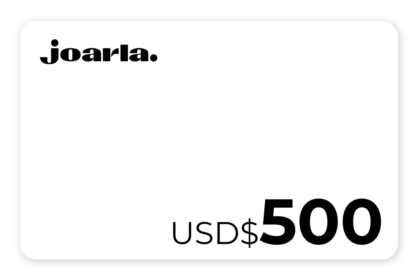JOARLA GIFT CARD