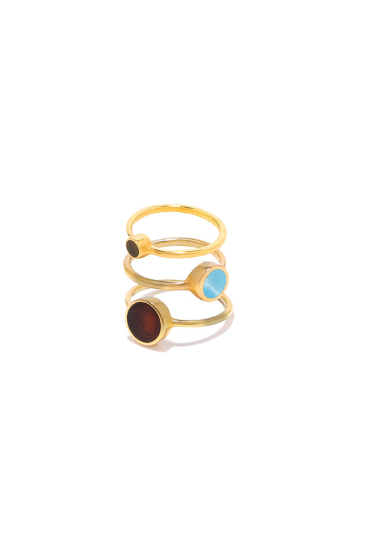 PILL Rings (Gold Plated Mix Bundle 2)