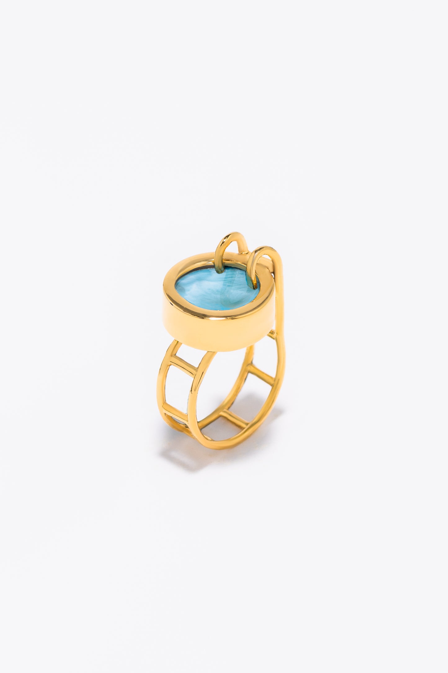 14k Gold Pool Ring