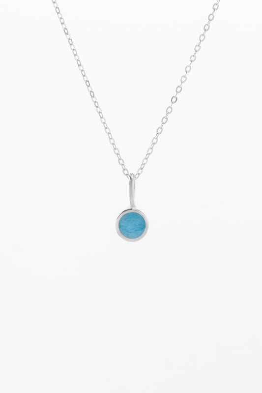 Pill Pendant Midi - Larimar