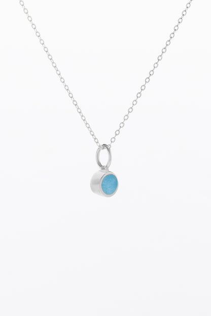 Pill Pendant Midi - Larimar