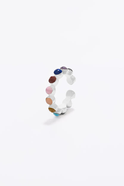 Round Of Blues Ring - Rainbow- Cerrado