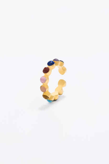 Round Of Blues Ring - Rainbow- Cerrado