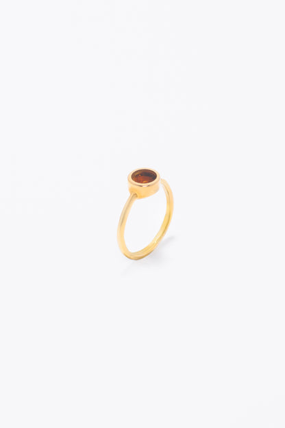 Pill Ring Midi - Amber