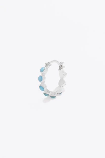 Round Of Blues Earrings - Larimar