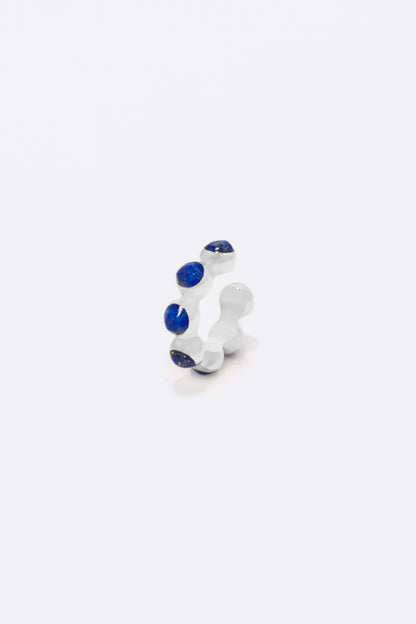 Round Of Blues Earcuff - Lapis Lazuli