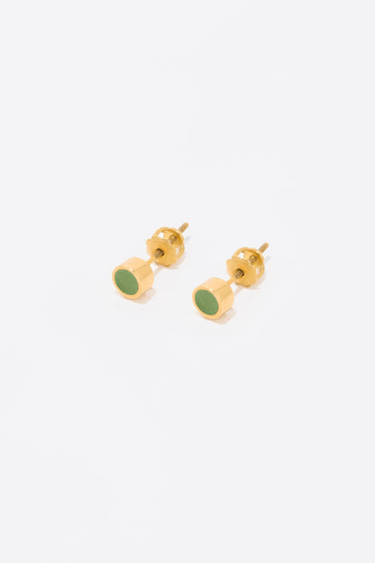 Pill Studs Baby - Green Aventurine
