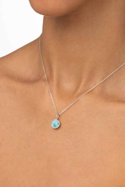 Pill Pendant Boss - Larimar