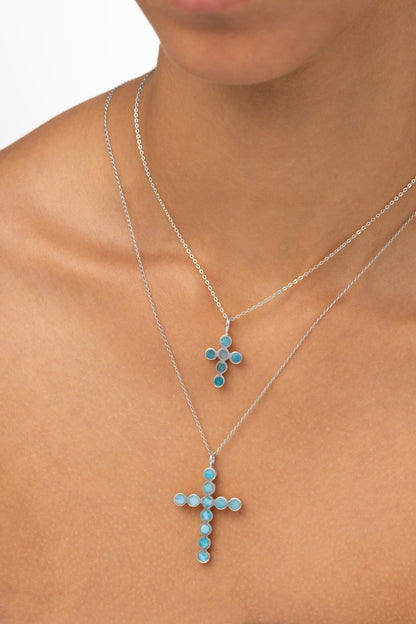 Cross Of Blues Grand - Larimar