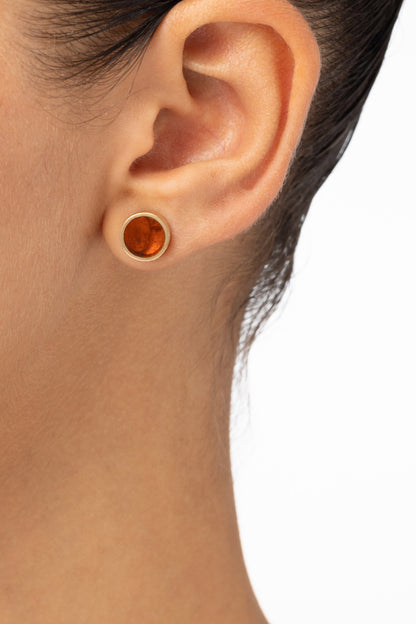 Pill Studs Midi - Amber