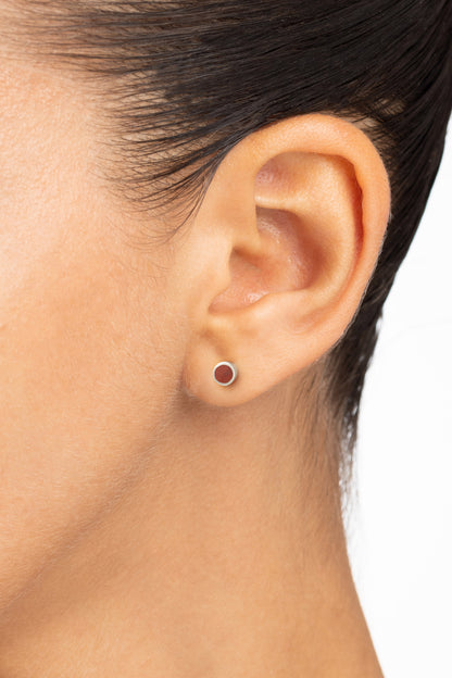 Pill Studs Baby - Red Jasper