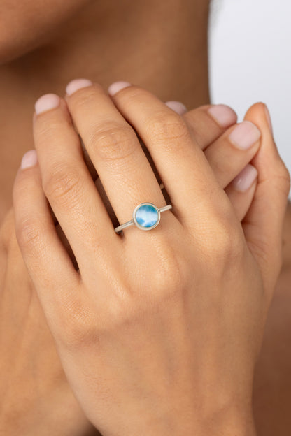 Pill Ring Boss - Larimar