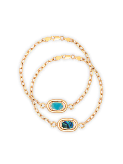 Abalone Halo Bracelet