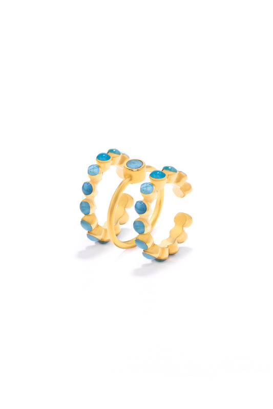 PILL/ROB Essentials (Gold Plated Larimar Bundle)